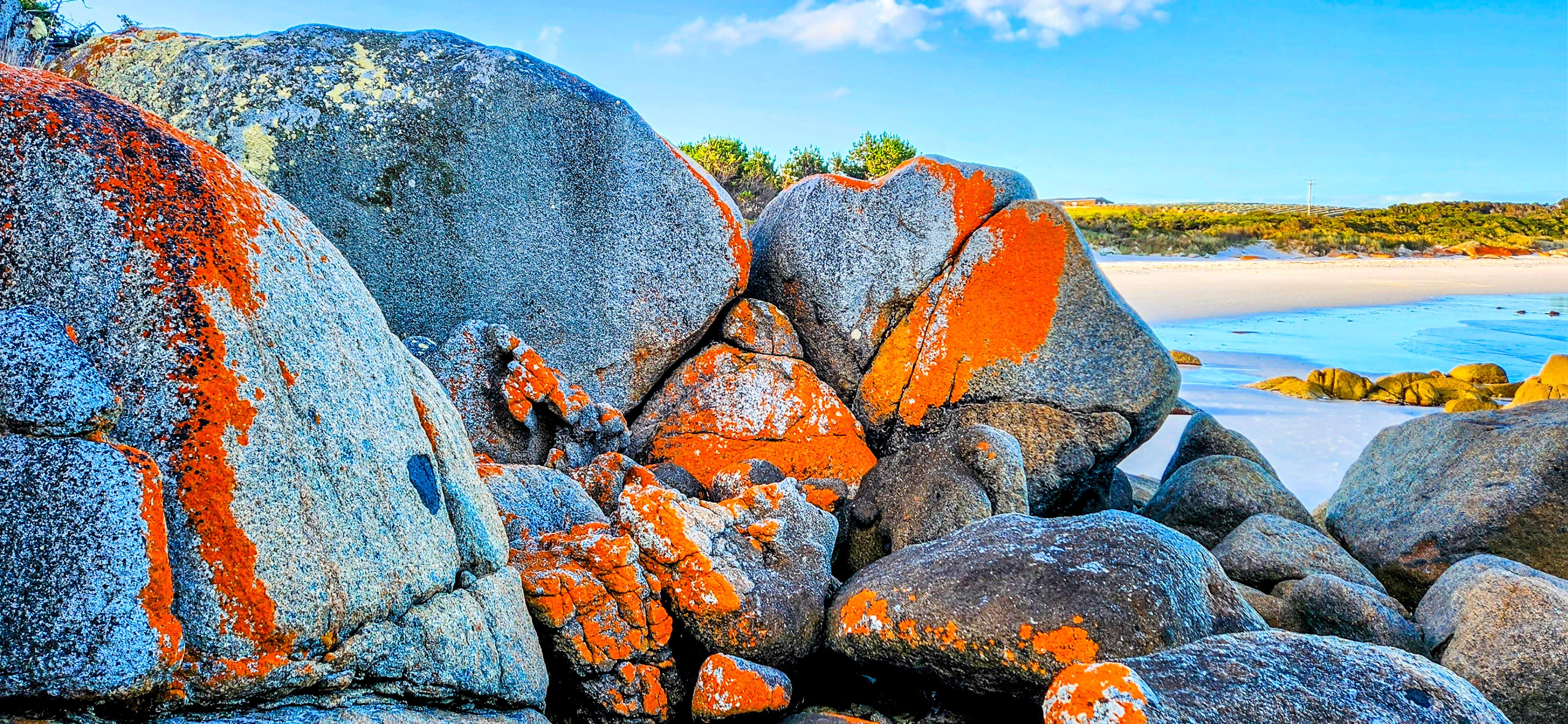 Bay of Fires at Suicide Beach, St Helens